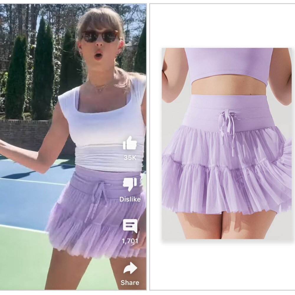 ASO Taylor Swift Popflex Pirouette Skirt in Digital Lavender
